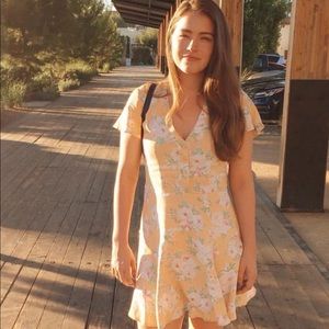 Mini floral dress from REVOLVE